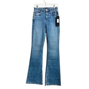 NWT Edwin Lark Split Inseam Flare Jeans Intuition Blue Size 26 Made in USA